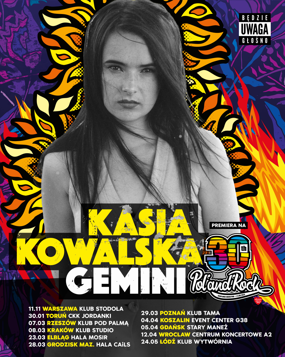 Ruszyła trasa koncertowa Kasia Kowalska GEMINI Pol’and’Rock